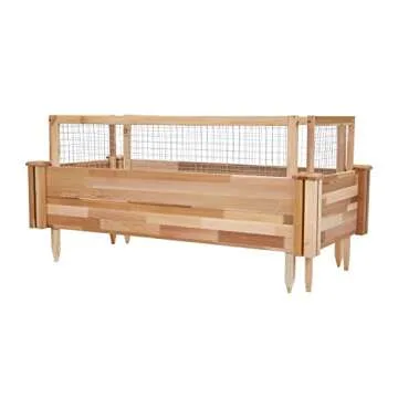 Jumbl Cedar Garden Bed for Growing Fresh Herbs & Vegetables