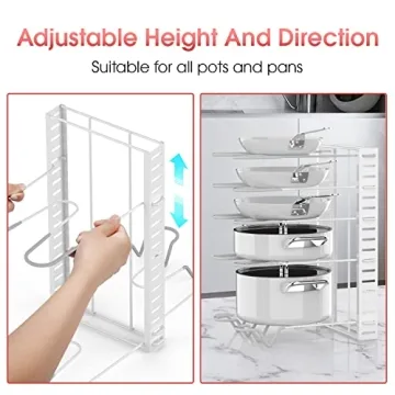 G-TING Pot Rack Organizers for Efficient Kitchen Storage
