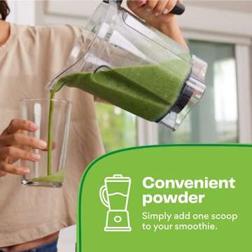 Amazing Grass Super Greens Booster: Greens Powder Smoothie Mix with Spirulina, Moringa, Wheat Grass & Kale Smoothie Booster, Chlorophyll Providing Greens, 30 Servings