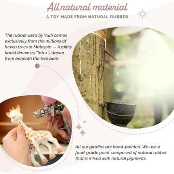 Sophie la girafe: Handcrafted Natural Rubber Teething Toy