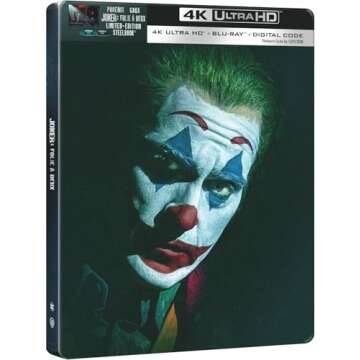 Joker: Folie A Deux (4K Ultra Steelbook + Blu-ray + Digital)