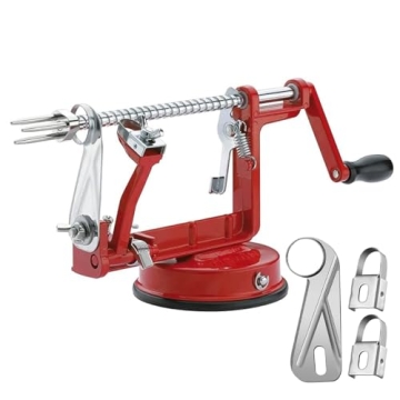 Chrome Magnesium Alloy Apple Peeler and Corer