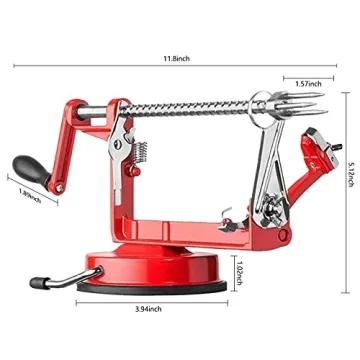 Chrome Magnesium Alloy Apple Peeler and Corer