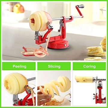 Chrome Magnesium Alloy Apple Peeler and Corer