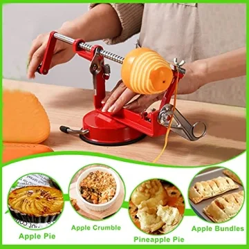 Chrome Magnesium Alloy Apple Peeler and Corer