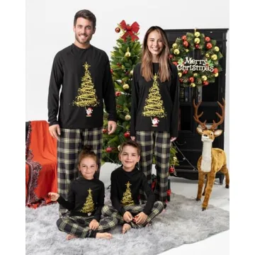 Rnxrbb Family Christmas Pajamas Matching Sets for All