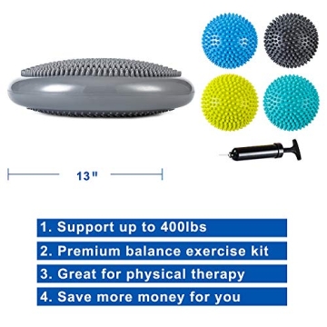 StrongTek Hedgehog Balance Exercise Kit for All Ages