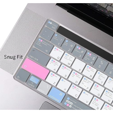 MacBook Pro 13 16 inch Keyboard Cover with OS Hot Keys