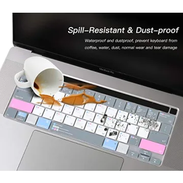 MacBook Pro 13 16 inch Keyboard Cover with OS Hot Keys