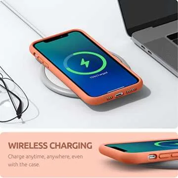 SURPHY Compatible with iPhone 11 Pro Max Case 6.5 inches, Thickened Liquid Silicone Phone Case (with Microfiber Lining) for iPhone 11 Pro Max 2019, Peach