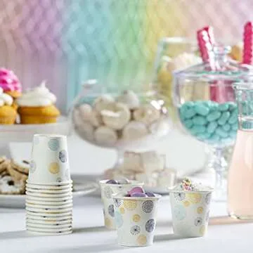 GUSTO Eco-Friendly 3 oz Disposable Paper Cups 300 Count