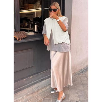 Fhniepan Women’s Stylish Cargo Vest with Pockets