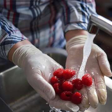 Safeguard Latex Gloves 100 Count for Food Service