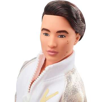 Exclusive Ken Doll in White and Gold Tracksuit | Barbie Movie