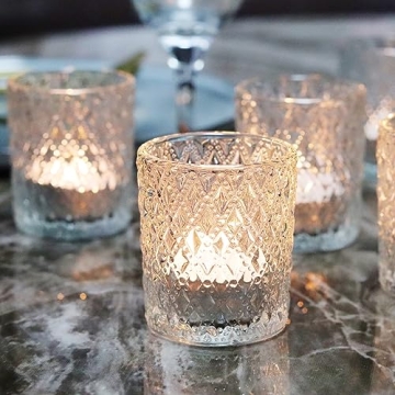 Elegant Clear Votive Candle Holders Set for All Occasions