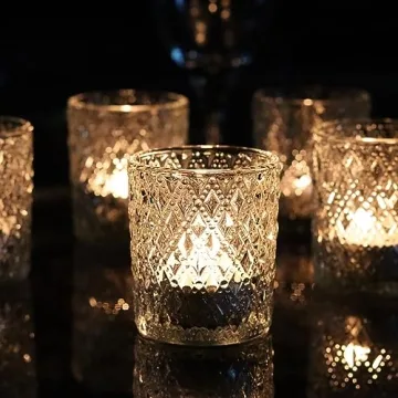 Elegant Clear Votive Candle Holders Set for All Occasions