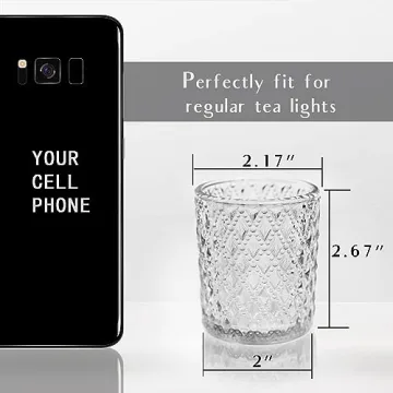 Elegant Clear Votive Candle Holders Set for All Occasions