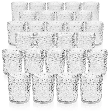 Elegant Clear Votive Candle Holders Set for All Occasions