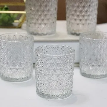 Elegant Clear Votive Candle Holders Set for All Occasions