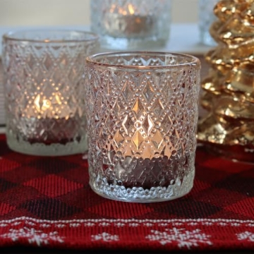 Elegant Clear Votive Candle Holders Set for All Occasions
