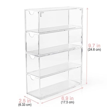 Clear Washi Tape Organizer for Easy Craft Storage