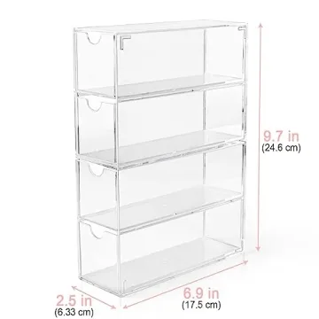 Clear Washi Tape Organizer for Easy Craft Storage