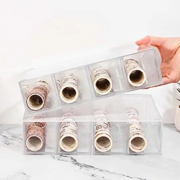 Clear Washi Tape Organizer for Easy Craft Storage