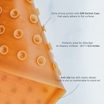 HEVEA Eco-Friendly Baby Bath Mat - Non-Toxic Natural Rubber