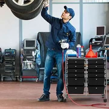 RELAX4LIFE Rolling Storage Cart with 12 Drawers and Wheels