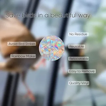 Anti-Collision Bird Decals Enhance Safety & Decor