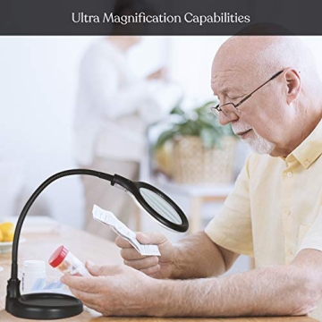 Brightech LightView Pro Flex - 1.75x Magnifying Desk Lamp
