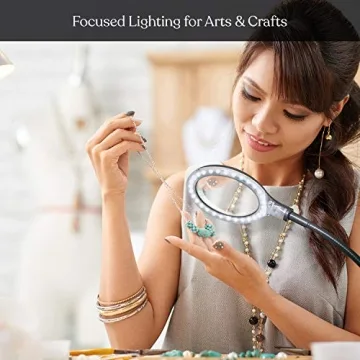 Brightech LightView Pro Flex - 1.75x Magnifying Desk Lamp