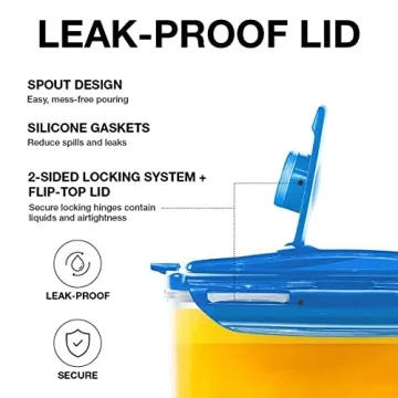 LocknLock Aqua BPA Free Pitcher Set - 2 QT - 5 Pack