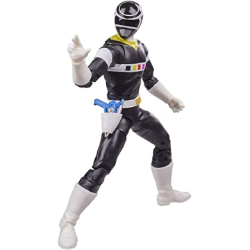 Power Rangers Lightning Collection in Space Black Ranger 6-Inch Premium Collectible Action Figure To...
