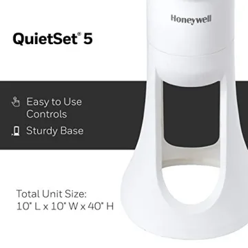 Honeywell HYF260 Quiet Set Tower Fan Ultra Quiet Cooling