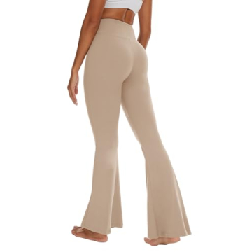 Shop ZOOSIXX Black Flare Yoga Pants for Comfort & Style