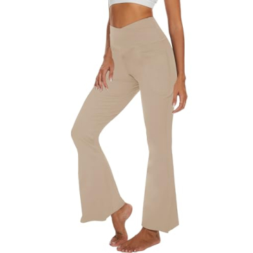 Shop ZOOSIXX Black Flare Yoga Pants for Comfort & Style