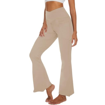 Shop ZOOSIXX Black Flare Yoga Pants for Comfort & Style