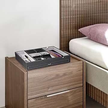 Stylish Baoyun Valet Tray for Men - 2 Layer Organizer