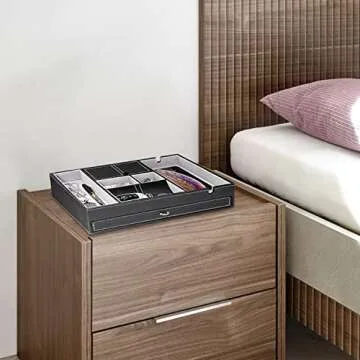 Stylish Baoyun Valet Tray for Men - 2 Layer Organizer