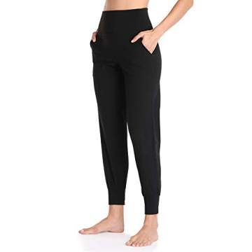 Colorfulkoala Women's High Waisted Joggers with Pockets Full Length Sweatpants & Lounge Pants