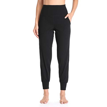 Colorfulkoala Women's High Waisted Joggers with Pockets Full Length Sweatpants & Lounge Pants