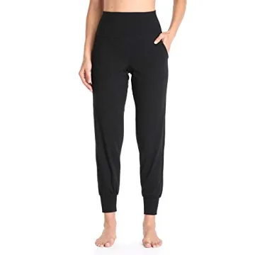 Colorfulkoala Women's High Waisted Joggers with Pockets Full Length Sweatpants & Lounge Pants