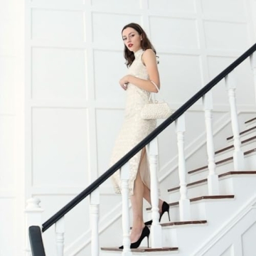 Stylish UBORSE Pearl Clutch for Weddings and Events