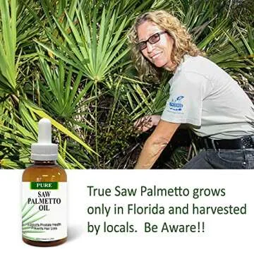 Pure Saw Palmetto Oil for Prostate Health and Hair Growth