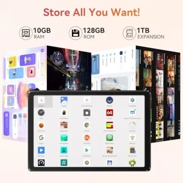 2024 Android Tablet with Octa-core Processor & 10GB RAM
