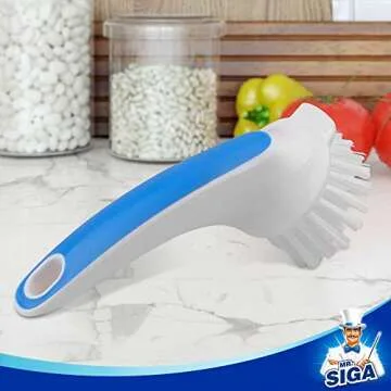 MR.SIGA Pot and Pan Cleaning Brush - Durable & Ergonomic