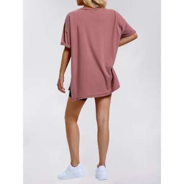 Shop EXLURA Womens Oversized Summer T Shirts for Comfort