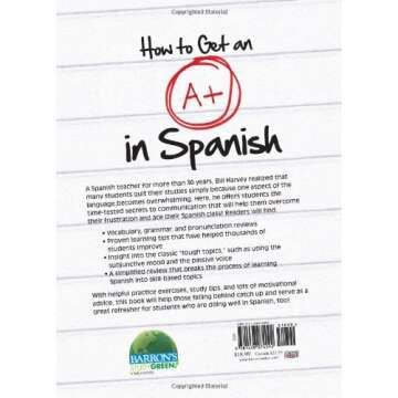 Achieve A+ in Spanish with Barron's Guide and MP3 CD