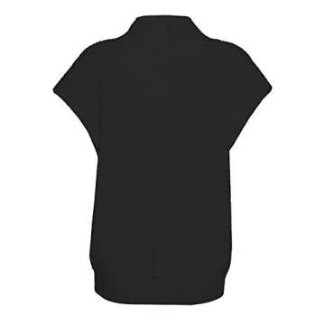 Stylish Women's Shoulder Pad Sleeveless Sweater Vest